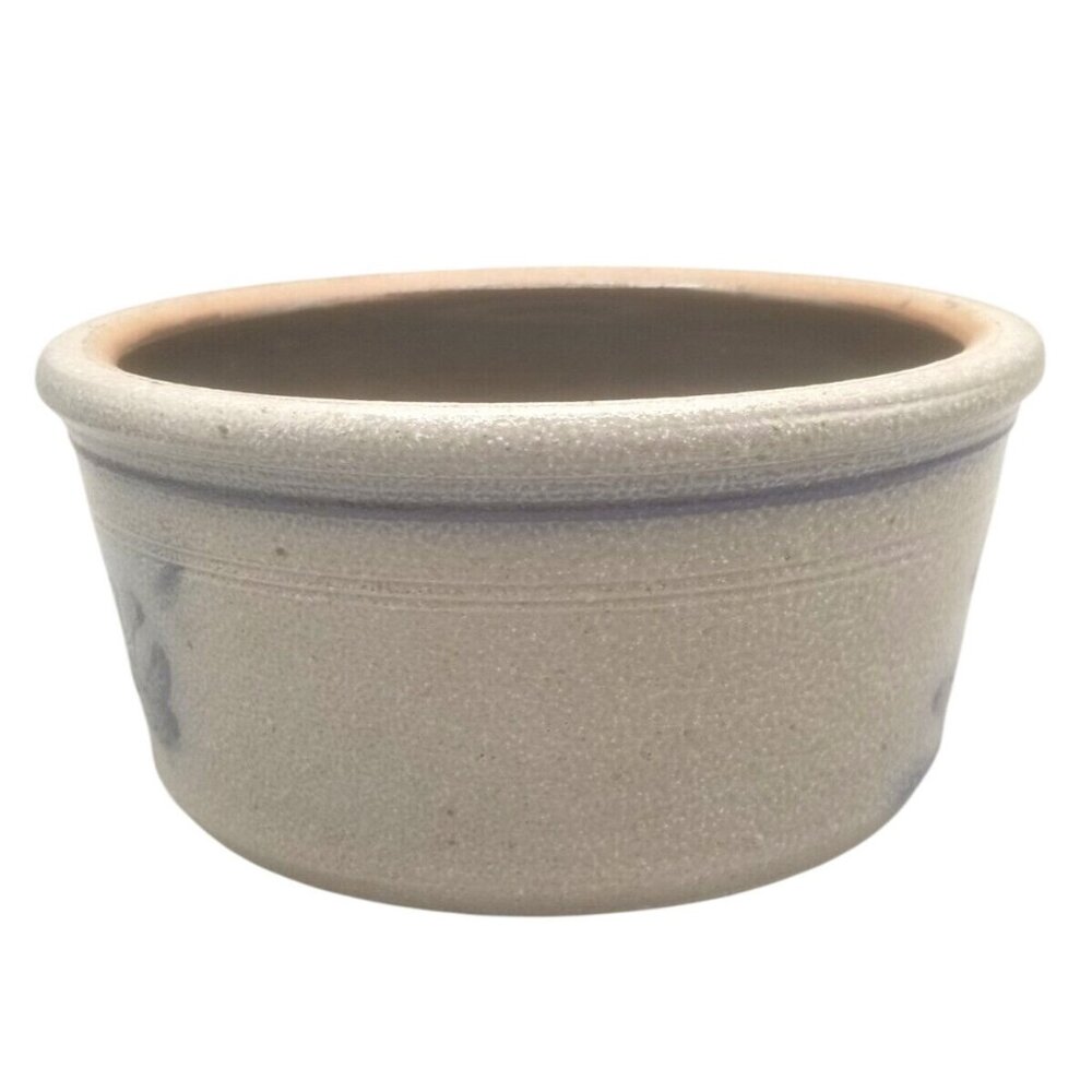 Rowe Pottery Works Salt Glaze Crock Bowl Limited Edition Historical American - Picture 5 of 7